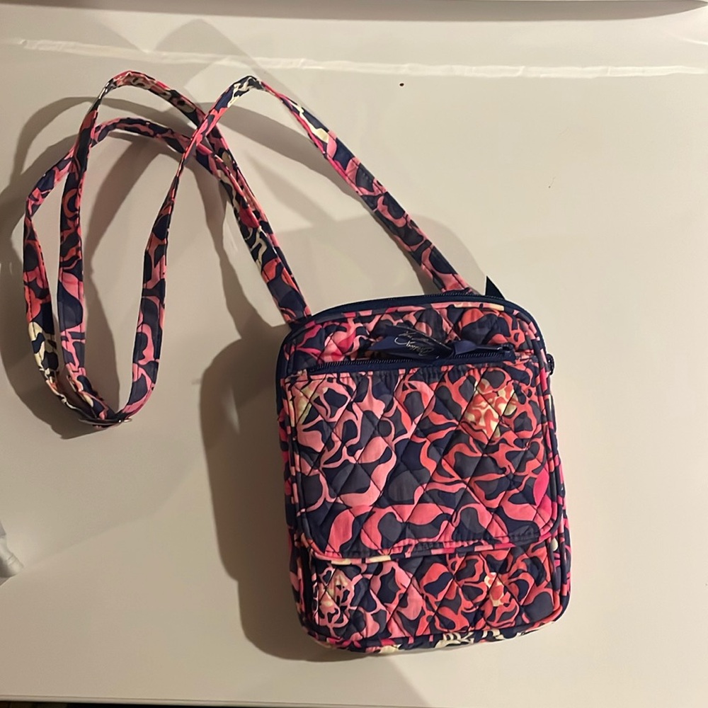 Pink purple Vera Bradley bag cross body
